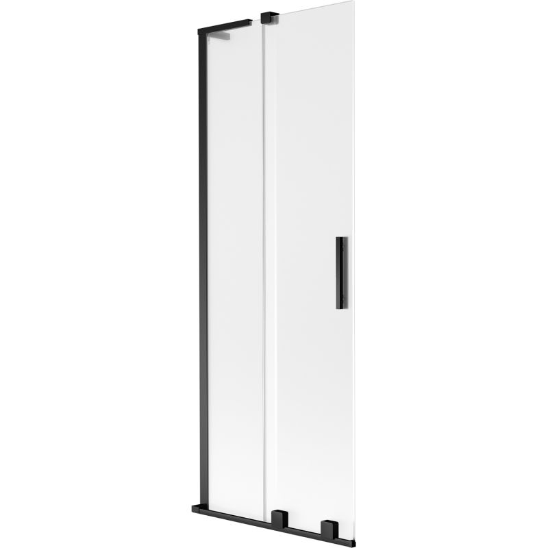 Mexen Velar L panou de cadă cu 2 canaturi glisante 75 x 150 cm, mat, negru - 896-075-003-31-70