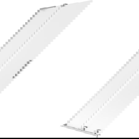 Mexen Velar L kétpaneles toló fürdőszobai paraván 80 x 150 cm, matt, króm - 896-080-003-31-01