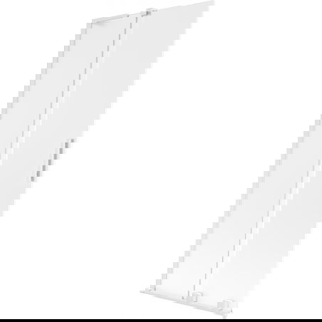 Mexen Velar L fürdőkád paraván 2-szárnyú toló 80 x 150 cm, zúzmara, fehér - 896-080-003-31-20