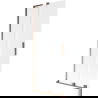 Paravan cadă Mexen Velar L cu 2 uși glisante 80 x 150 cm, geam mat, aur roz - 896-080-003-31-60