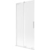 Mexen Velar L paravan de cadă cu 2 uși glisante 90 x 150 cm, mat, alb - 896-090-003-31-20