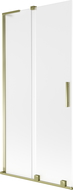 Mexen Velar L paravan de cadă 2 uși glisante 90 x 150 cm, mat, auriu - 896-090-003-31-50