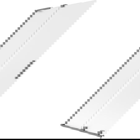 Mexen Velar L paravan de cadă cu 2 uși glisante 90 x 150 cm, geam mat, metal gri - 896-090-003-31-95