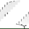 Mexen Velar L paravan de cadă 2 canaturi culisante 95 x 150 cm, înghețat, negru - 896-095-003-31-70