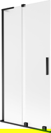 Mexen Velar L paravan de baie cu 2 uși glisante 95 x 150 cm, mat, negru - 896-095-003-31-70