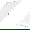 Mexen Velar L paravan de baie 2-panouri glisante 100 x 150 cm, mat, crom - 896-100-003-31-01