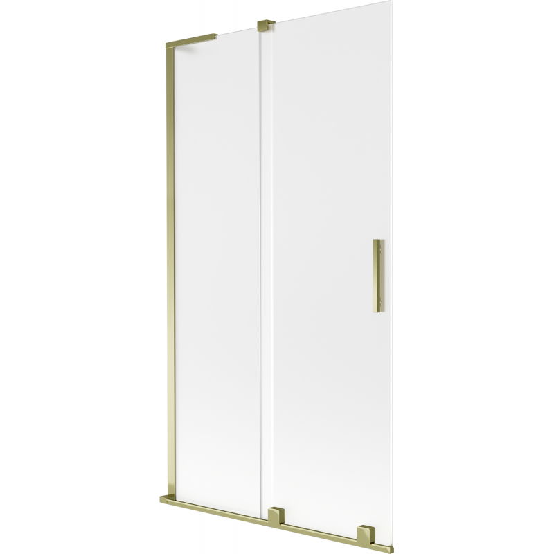 Mexen Velar L panou de cadă 2 uși culisante 100 x 150 cm, mat, auriu - 896-100-003-31-50