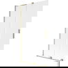 Mexen Velar L paravan cadă de baie cu 2 aripi glisante 100 x 150 cm, mat, auriu periat - 896-100-003-31-55
