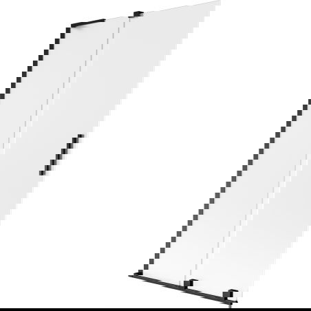 Mexen Velar L kétajtós tolható zuhanyfal 100 x 150 cm, matt, fekete - 896-100-003-31-70