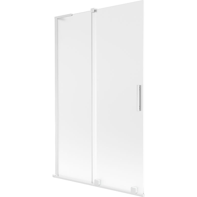 Mexen Velar L paravan de baie cu 2 uși glisante 110 x 150 cm, mat, alb - 896-110-003-31-20