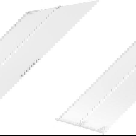 Mexen Velar L kádparaván, 2-szárnyú tolóajtós, 110 x 150 cm, homokfúvott, fehér - 896-110-003-31-20