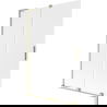 Mexen Velar L paravan de cadă cu 2 uși glisante 120 x 150 cm, geam mat, auriu periat - 896-120-003-31-55