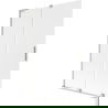 Mexen Velar L paravan cadă, 2-panouri glisante 120 x 150 cm, mat, nichel periat - 896-120-003-31-97