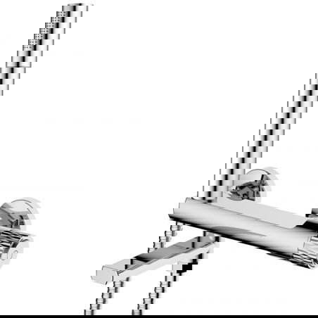 Mexen Diamond kád csaptelep zuhanyszettel, króm - 71530-00