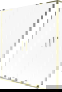 Mexen Velar L Duo 2-szárnyas tolható kádparaván 150 x 150 cm, deres, arany - 896-150-003-32-50