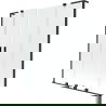 Mexen Velar L Duo paravan cadă 2-panel glisant 150 x 150 cm, transparent, negru - 896-150-003-02-70