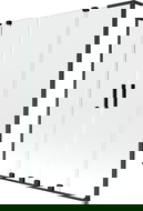 Mexen Velar L Duo fürdőkád paraván 2-szárnyú tolóajtó 150 x 150 cm, átlátszó, fekete - 896-150-003-02-70