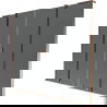 Mexen Velar L Duo paravan cadă 2-panouri glisante 180 x 150 cm, grafit, aur roz - 896-180-003-42-60