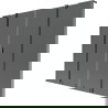 Mexen Velar L Duo paravan cadă 2-canate glisant 180 x 150 cm, grafit, gun gray periat - 896-180-003-42-66