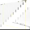 Mexen Velar L Duo panou de baie cu 2 aripi culisante 180 x 150 cm, înghețat, auriu - 896-180-003-32-50