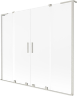 Paravan cadă Mexen Velar L Duo 2 panouri glisante 180 x 150 cm, mat, nichel periat - 896-180-003-32-97