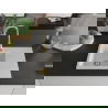 Mexen Ben chiuvetă de granit cu 1 compartiment și scurgător stânga 600 x 500 mm, alb, sifon auriu - 6522605000-20-G
