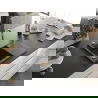 Mexen Ben chiuvetă granit cu 1 compartiment și picurator stânga 600 x 500 mm, negru cu pete, sifon auriu - 6522605000-76-G
