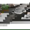 Mexen Ben chiuvetă de granit cu o cuvă și picurător stânga 600 x 500 mm, albă, sifon negru - 6522605000-20-B