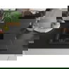 Mexen Ben chiuvetă de granit 1 cuvă cu scurgător stânga 600 x 500 mm, negru/auriu metalizat, sifon negru - 6522605000-75-B