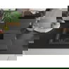 Mexen Ben chiuvetă de granit cu 1 compartiment, cu picurător stânga 600 x 500 mm, negru cu pete, sifon negru - 6522605000-76-B