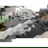 Mexen Ben chiuvetă de granit cu 1 compartiment, cu picurător stânga 600 x 500 mm, negru cu pete, sifon negru - 6522605000-76-B