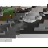 Mexen Ben chiuvetă din granit 1 compartiment cu scurgător dreapta 600 x 500 mm, gri, sifon negru - 6523605000-71-B