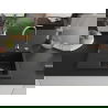 Mexen Ben chiuvetă granitică cu 1 cuvă și picurător dreapta 600 x 500 mm, negru/argintiu metalic, sifon cromat - 6523605000-73