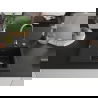 Mexen Ben chiuvetă granit 1-camerală cu scurgător dreapta 600 x 500 mm, negru/auriu metalizat, sifon cromat - 6523605000-75