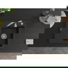 Mexen Ben chiuvetă granit 1-camerală cu scurgător dreapta 600 x 500 mm, negru/auriu metalizat, sifon cromat - 6523605000-75