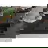 Mexen Ben chiuvetă granit 1 compartiment cu scurgător dreapta 600 x 500 mm, negru/auriu metalic, sifon negru - 6523605000-75-B