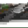 Mexen Ben chiuvetă de bucătărie din granit 1-cu scurgător dreapta 600 x 500 mm, negru pătat, sifon negru - 6523605000-76-B