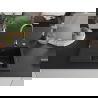 Mexen Ben chiuvetă de bucătărie din granit, 1 compartiment, cu scurgător dreapta 600 x 500 mm, negru, sifon crom - 6523605000-77