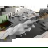 Mexen Ben chiuvetă de bucătărie din granit, 1 compartiment, cu scurgător dreapta 600 x 500 mm, negru, sifon crom - 6523605000-77