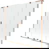 Mexen Velar L Duo perete pentru cadă cu 2 uși glisante 180 x 150 cm, transparent, cupru periat - 896-180-003-02-65