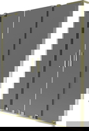 Mexen Velar L Duo paravan de cadă cu 2 panouri glisante 140 x 150 cm, grafit, auriu - 896-140-003-42-50