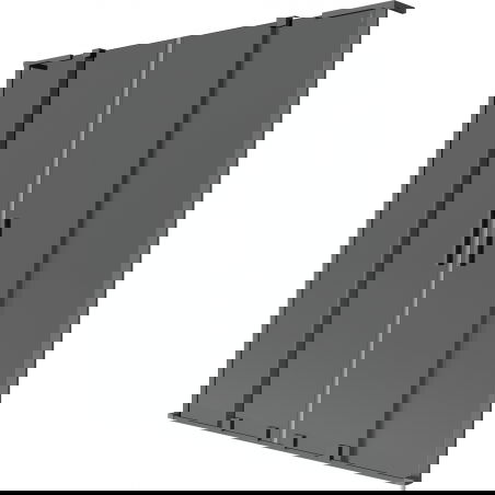 Mexen Velar L Duo paravan de cadă 2 uși glisante 140 x 150 cm, grafit, gun metal - 896-140-003-42-95