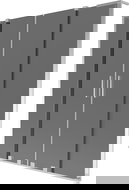 Mexen Velar L Duo kádparaván 2-szárnyú toló 160 x 150 cm, grafit, króm - 896-160-003-42-01