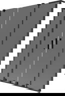 Mexen Velar L Duo paravan cadă cu 2 aripi glisante 160 x 150 cm, grafit, negru - 896-160-003-42-70