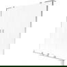 Mexen Velar L Duo paravan de baie cu 2 aripi culisante 140 x 150 cm, ghivraj, crom - 896-140-003-32-01