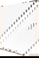 Mexen Velar L Duo kádparaván 2-szárnyú tolóajtós 140 x 150 cm, matt, rózsaarany - 896-140-003-32-60