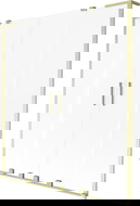 Mexen Velar L Duo paravan de baie cu 2 canaturi glisante 160 x 150 cm, mat, auriu periat - 896-160-003-32-55