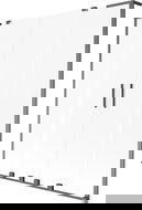 Mexen Velar L Duo kádparaván 2-szárnyú tolóajtóval 160 x 150 cm, zúzmarás, gun szürke kefélt - 896-160-003-32-66