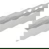 Mexen Line-B czołowa zuh woda 130 cm, inox - 181003130U