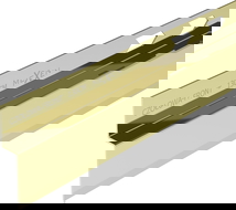 Mexen Line-B elülső zuhanyzószegély 130 cm, arany - 185003130U